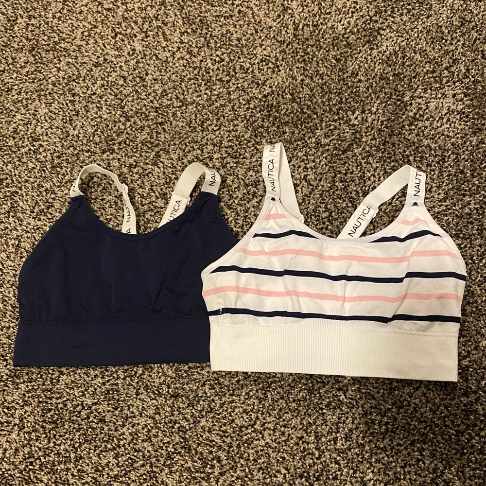 Nautica lot of 2 Sport Bras